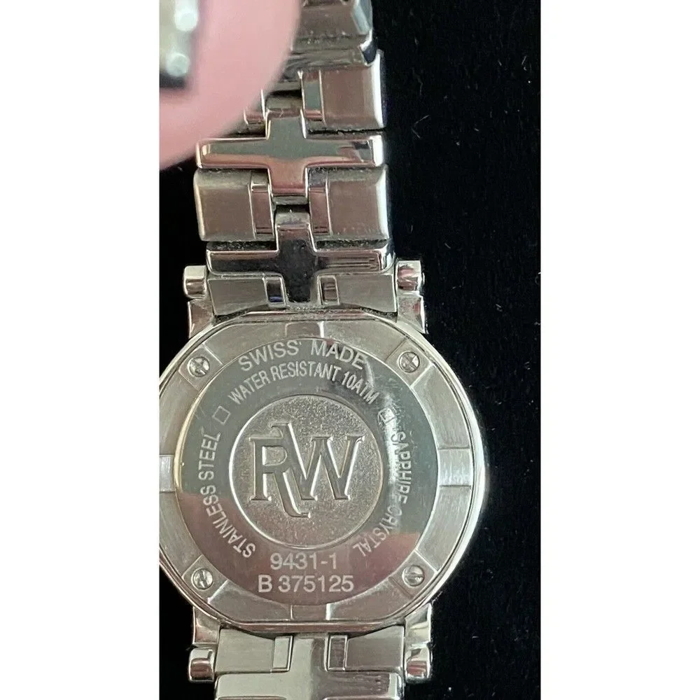 Raymond Weil Parsifal Stainless With Diamond Dial Watch-RARE